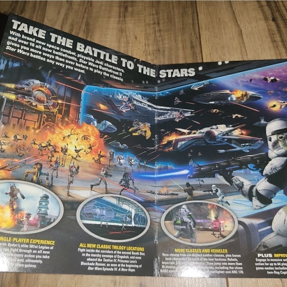 Star Wars Battlefront II PC CD ROM Disc Set with - Picture 4 of 5